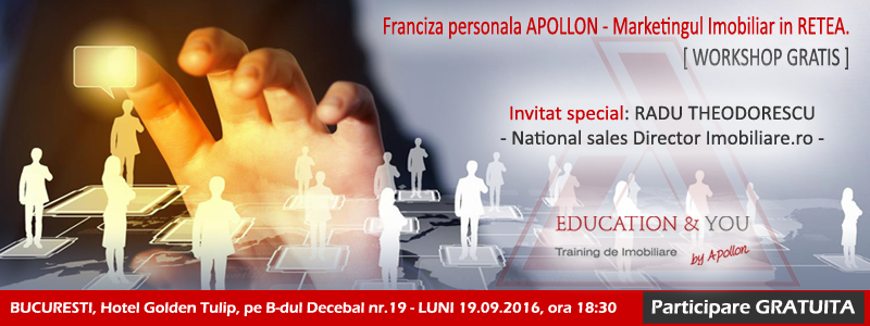 Workshop GRATIS - BUCURESTI : Franciza Personala Apollon