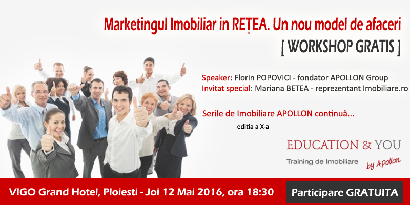 WORKSHOP GRATIS : Marketingul Imobiliar in RETEA